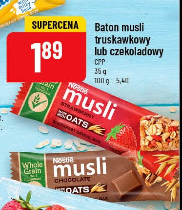 Baton czekoladowy Musli (nestle) promocja