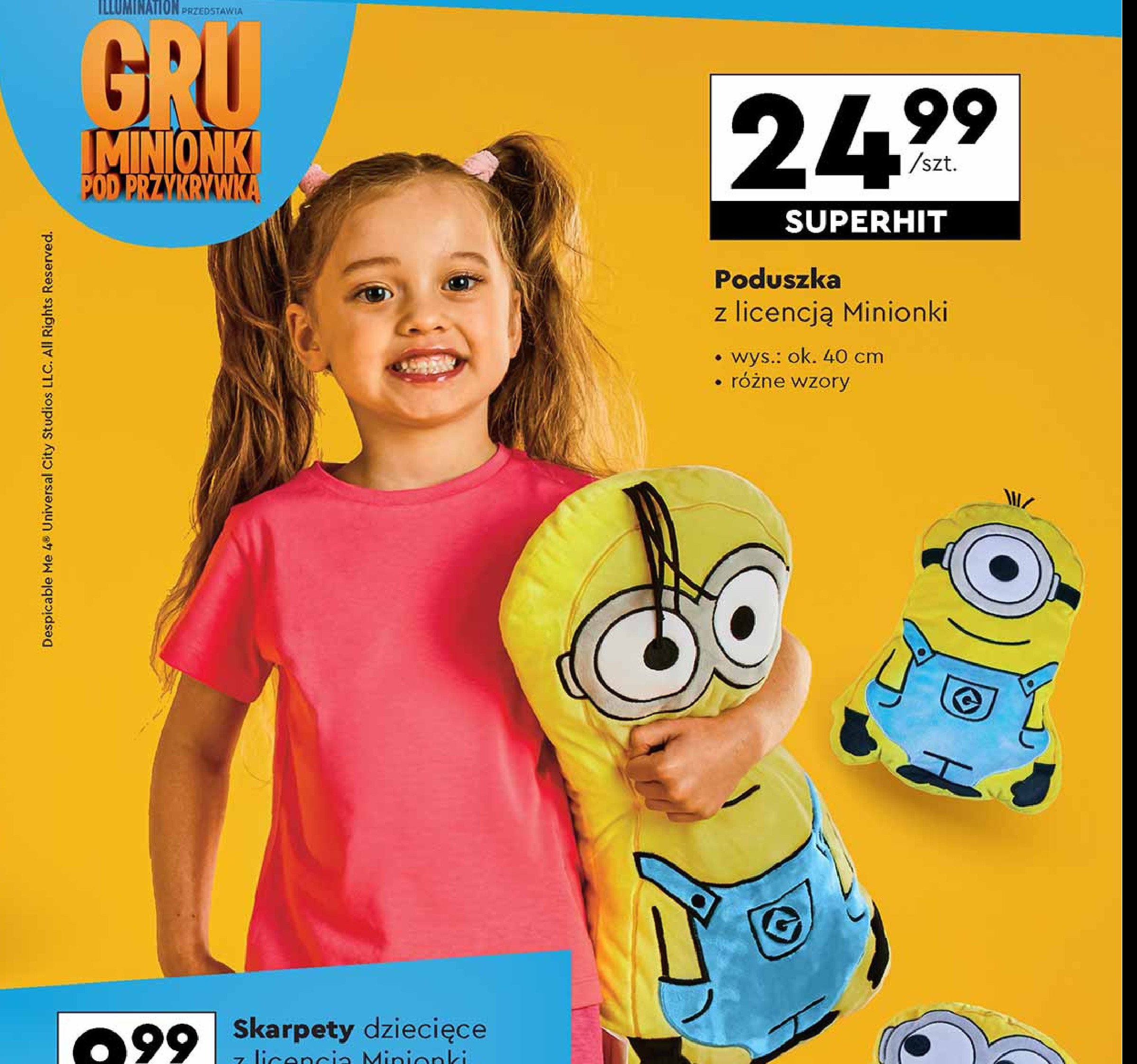 Poduszka minionki promocja