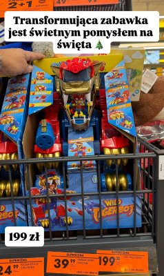 Zabawka transformująca Tigerbot promocja w Biedronka