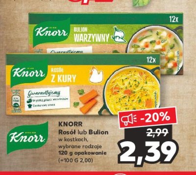 Bulion warzywny Knorr promocja
