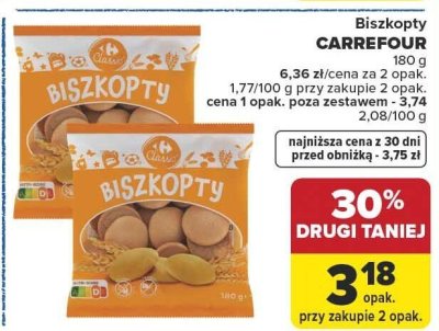 Biszkopty z galaretką pomarańczową Sielanka promocja w Carrefour Market