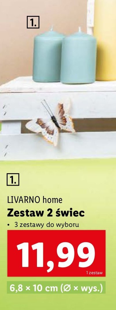 Świeczki LIVARNO HOME promocja