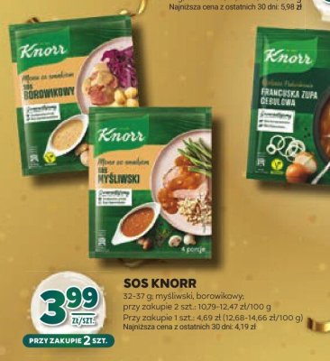 Sos Knorr myśliwski promocja w Stokrotka