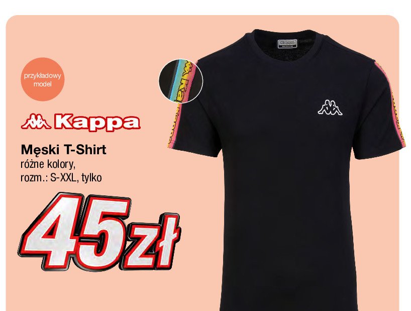 T-shirt męski rozm. s-xxl Kappa promocja