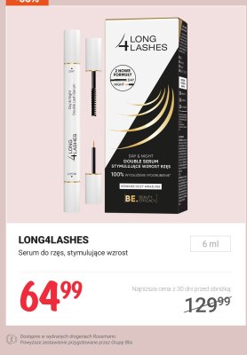 Serum do rzęs LONG4LASHES stymulujące wzrost promocja w Rossmann