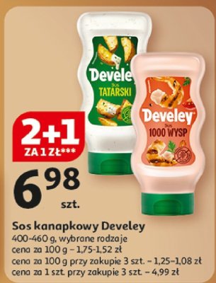 Sos kanapkowy Develey promocja w Auchan