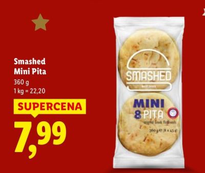 Mini pita 360 g promocja w Lidl