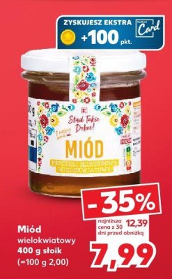 Miód wielokwiatowy promocja w Kaufland