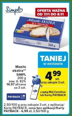 Mas艂o promocja w Carrefour Express