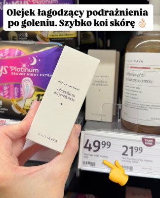Olejek intymny  promocja w Rossmann