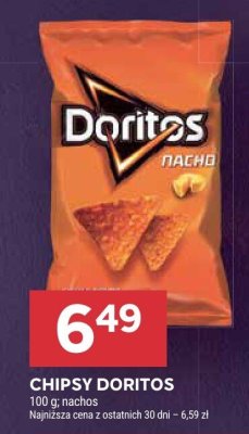Chipsy Doritos nacho promocja w Stokrotka