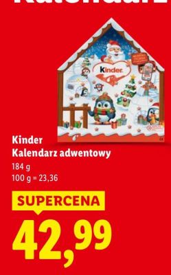 Kalendarz adwentowy promocja w Lidl