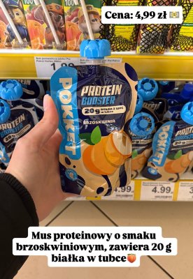Mus proteinowy brzoskwiniowy promocja w Dino