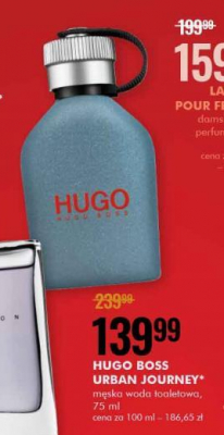 Woda toaletowa Hugo boss hugo urban journey Hugo by hugo boss promocja
