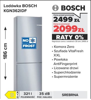 Lodówka BOSCH KGN362IDF promocja w NEONET
