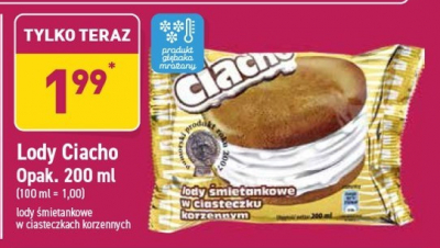 Lody ciacho Jaś promocja