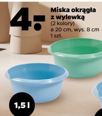 Miska okrągła z wylewką 20 cm Keeeper promocja w Netto