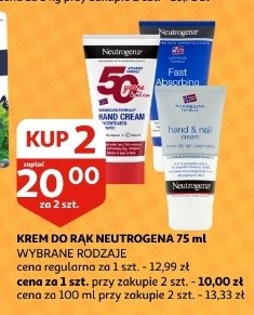 Krem do rąk skoncentrowany bezzapachowy Neutrogena formuła norweska promocja