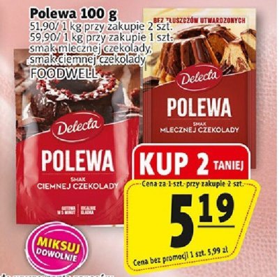 Polewa Polewa 100 g FOODWELL promocja w Prim Market