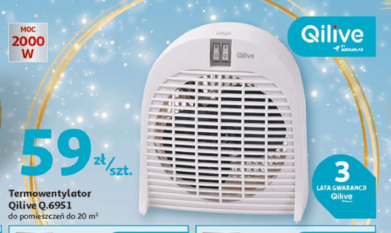 Termowentylator q.6951 Qilive promocja