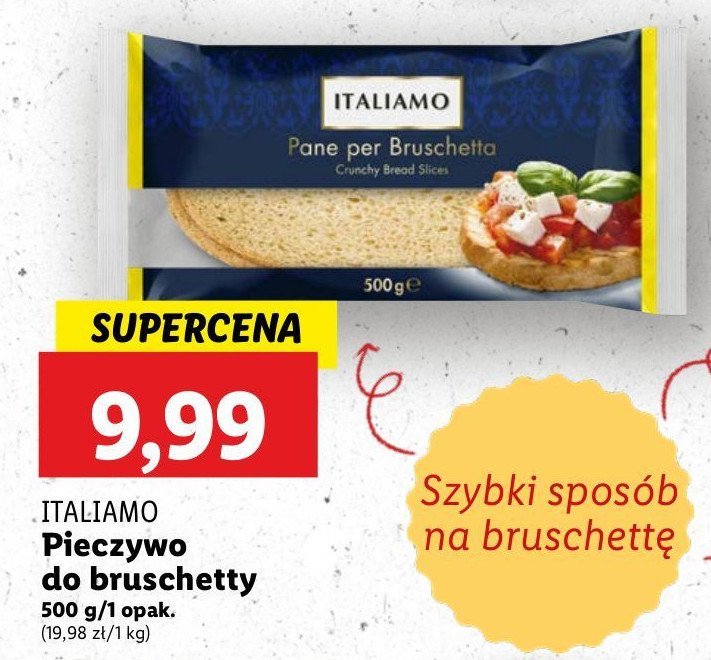 Chleb do brushetty Italiamo promocja