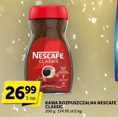 Kawa rozpuszczalna Nescafe Classic promocja w Groszek