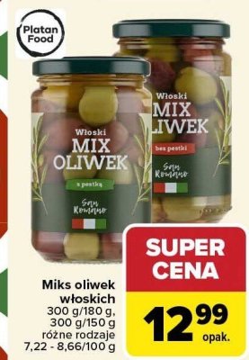 Miks oliwek włoskich różne rodzaje promocja w Carrefour Market