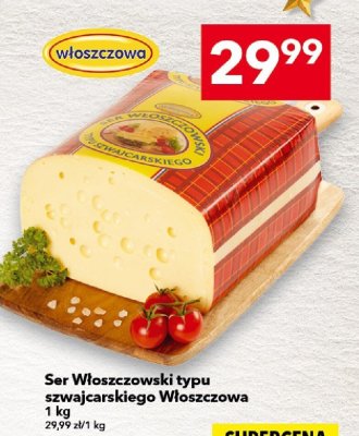 Ser Włoszczowski typu szwajcarskiego Włoszczowa 1 kg promocja w LEWIATAN