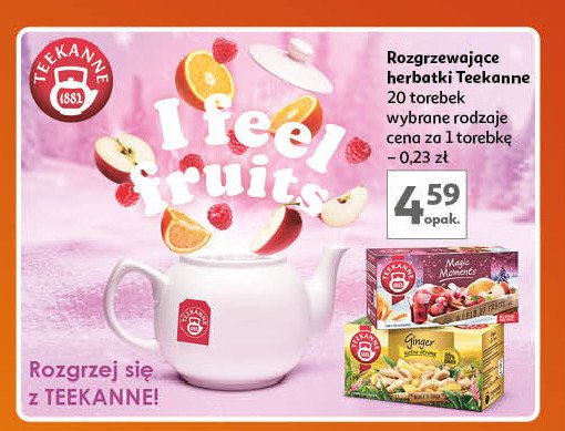 Herbata ginger extra strong Teekanne promocja