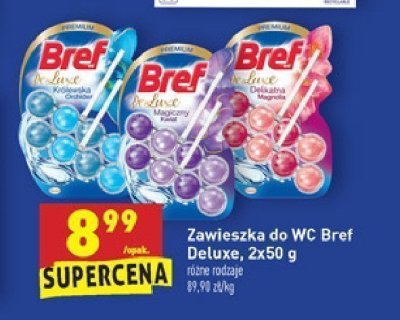 Zawieszka do wc królewska orchidea Bref deluxe promocja