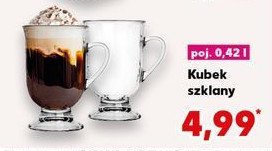 Kubek szklany 420 ml promocja