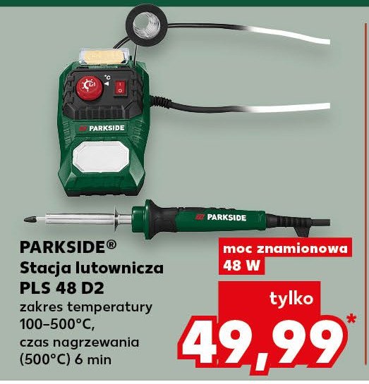 Stacja lutownicza 48 w Parkside promocja w Kaufland