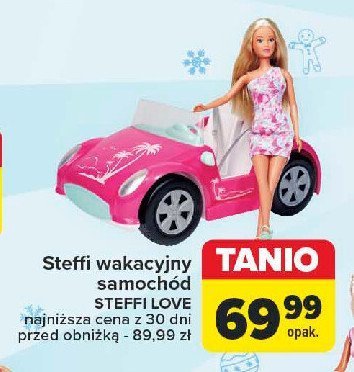 Samochód wakacyjny steffi love Simba promocja w Carrefour