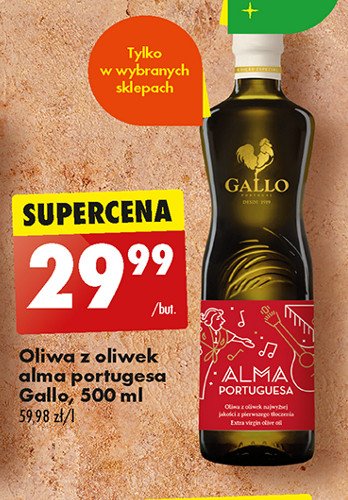 Oliwa z oliwek alma portugesa Gallo promocja