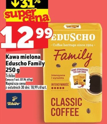 Kawa mielona Eduscho Family promocja w TOPAZ