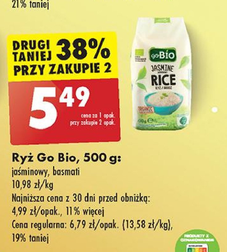 Ryż jasmine Gobio promocja