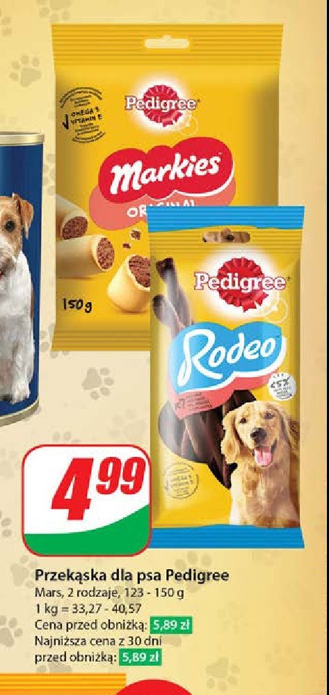 Przysmak dla psa Pedigree markies promocja