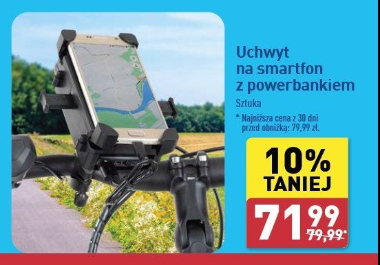 Uchwyt na smartfon z powerbankiem BIKEMATE promocja