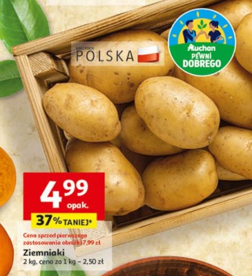 Ziemniaki polska promocja w Auchan