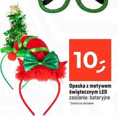 Opaska z motywem świątecznym LED zasilanie: bateryjne promocja w Dealz