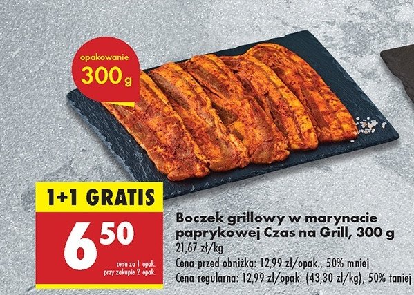 Boczek grillowy plastry Czas na grill promocja