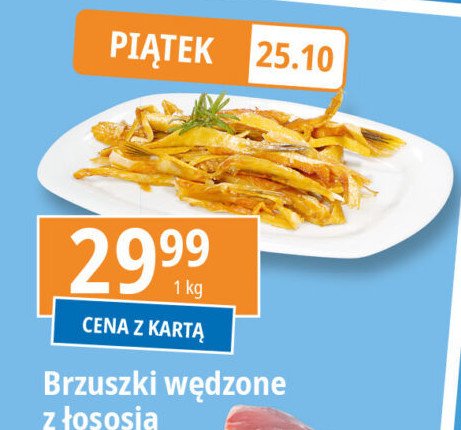 Brzuszki z łososia wędzonego promocja