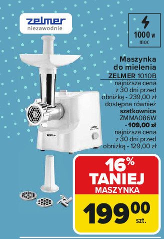 Maszynka do mięsa zmm1010b promocja w Carrefour