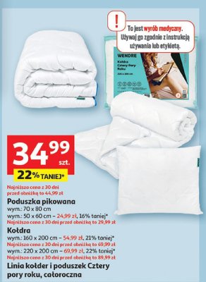 Kołdra 220x200 cm promocja w Auchan