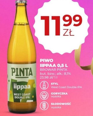 Piwo promocja w Duży Ben