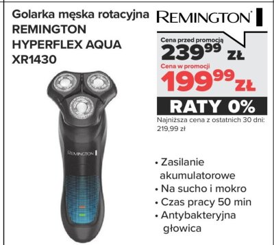 Golarka męska rotacyjna HYPERFLEX AQUA XR1430 promocja w NEONET