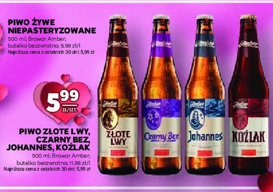 Piwo Amber czarny bez promocja