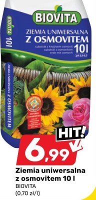 Ziemia uniwersalna z osmovitem BIOVITA 10 l promocja w Bricomarche