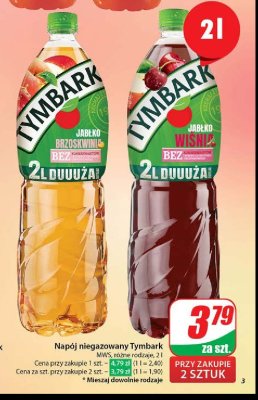 Napój jabłko-wiśnia Tymbark 1936 promocja