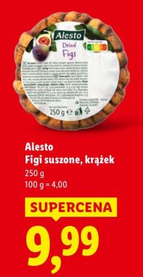 Figi Alesto Figi suszone, krążek promocja w Lidl